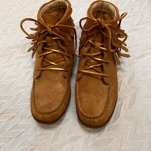 Womens Tan Leather Boots